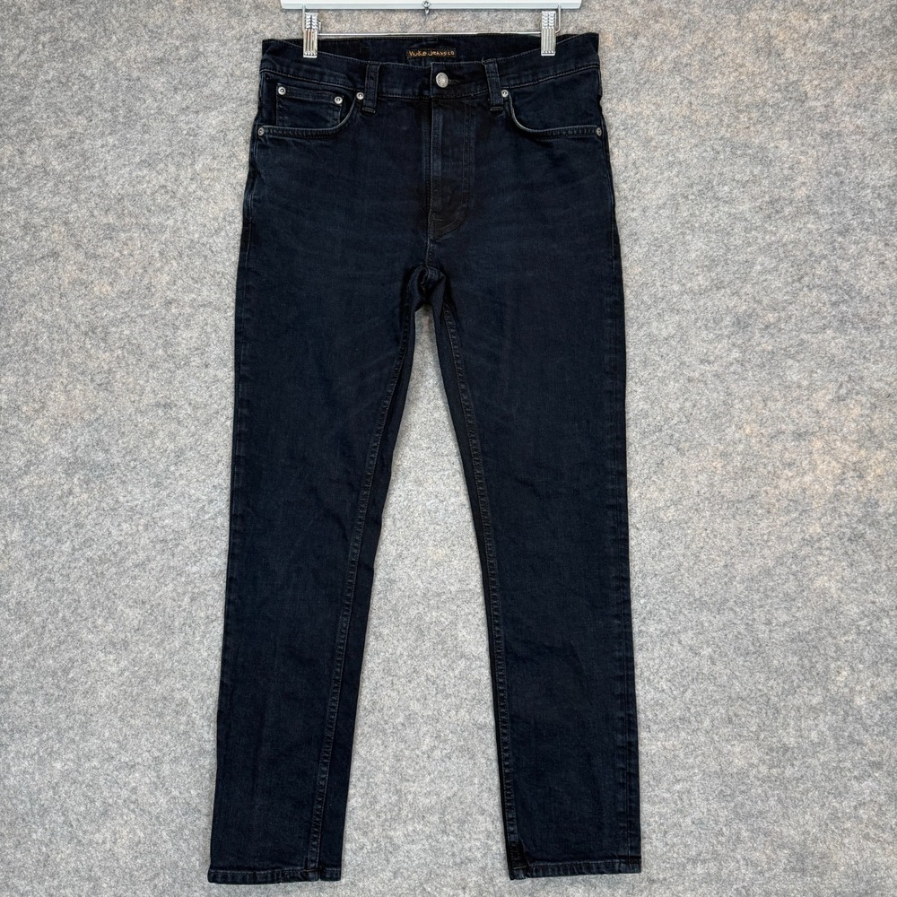 Nudie Jeans Adult 30x28 Lean Dean Organic Cotton Denim Pants Unisex Slim